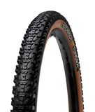 Hutchinson Tundra gravel tyre 700x50 with tan wall, tubeless-ready design, mounted on a wheel for gravel cycling.