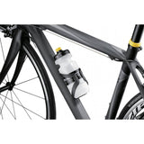Topeak Shuttle Cage black water bottle cage with easy mounting system, durable bike accessory for secure bottle storage