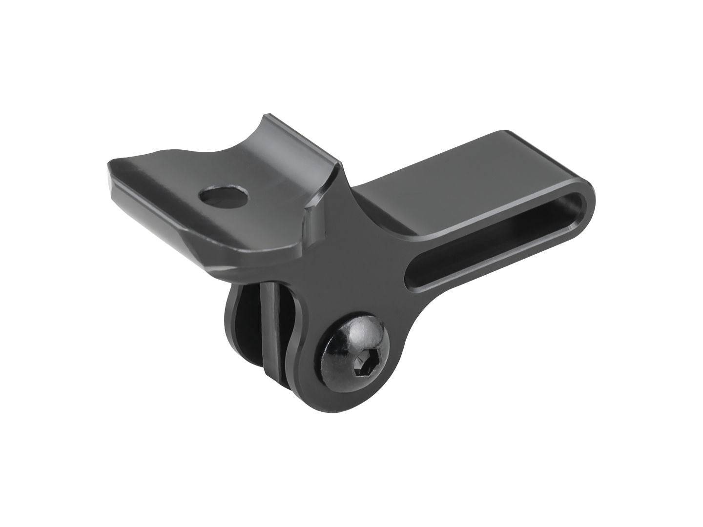 Bontrager Speed Concept Blendr Duo Base Stem for aerodynamic cycling integration, showing sleek black bike component with branding
