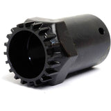 Shimano Workshop UN66 cartridge bottom bracket cup installation tool for socket drive, used for bicycle maintenance and assembly.