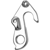 M Part gear hanger for Focus bikes, durable frame protection component, mounted on bike frame, showing its design and attachment points.