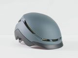 Bontrager Charge WaveCel commuter helmet with Boa fit system and Blendr mount, showing the helmet’s sleek design and adjustable straps.