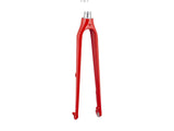 Trek FX 3 rigid disc brake fork for road bikes, showing a sleek black component with mounting points for precise steering and braking.
