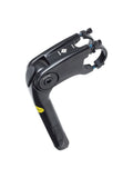Bontrager adjustable Blendr 220mm quill stem for bike handlebar control, showing the stem and mounting hardware.