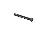 Black Bontrager Switch Lever Front Thru-Axle 122mm with 6mm hex key compatible for bike components.