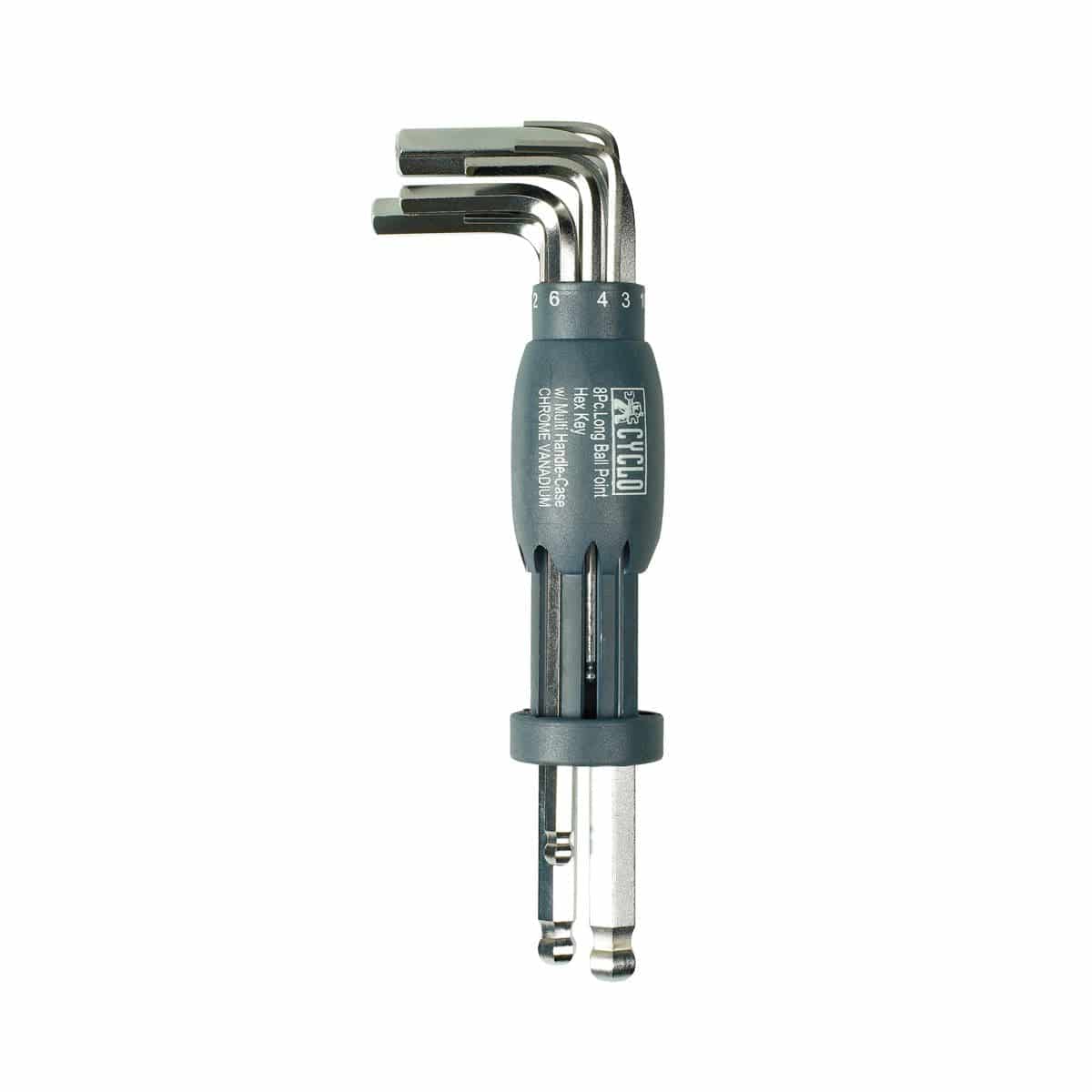 Cyclo Tools Hex. Key Ball End Wrench Set (8) | Swinnerton Cycles