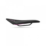 Fizik Vento Argo R3 racing saddle with ergonomic cutout for enhanced stability and comfort, designed for high-performance cycling components.