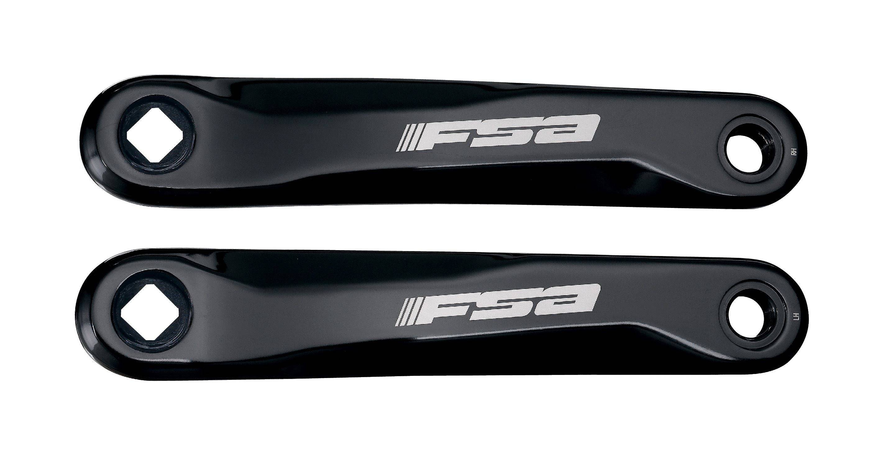FSA Ebike Chainset CK-745 black with JIS 27.2mm for Yamaha PW ST/TE and Shimano E5000, showing the crank arms and chainring.