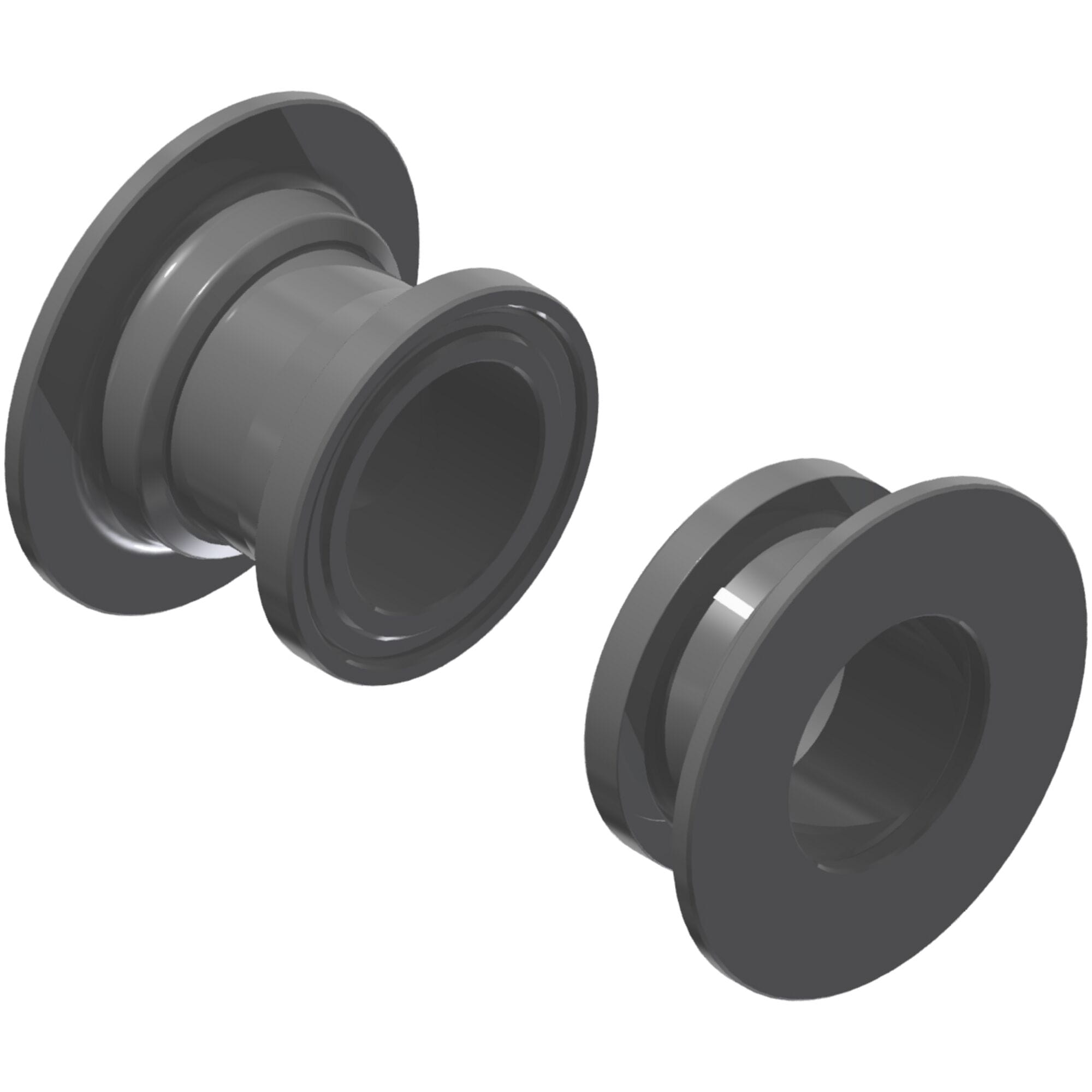DT Swiss front torque caps for 2024+ XRC 1200 BOOST hubs, compatible with Rockshox, shown installed on wheel hub.