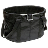 Rixen-Kaul 24L Shopper Handlebar Bag attached to a bike, lightweight foldable bike luggage with steel bracket for accessories.