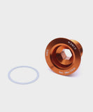 Race Face Cinch NDS M18 bolt and washer for 30mm axle cranksets compatible with Next SL, SixC, Turbine, Atlas bikes.