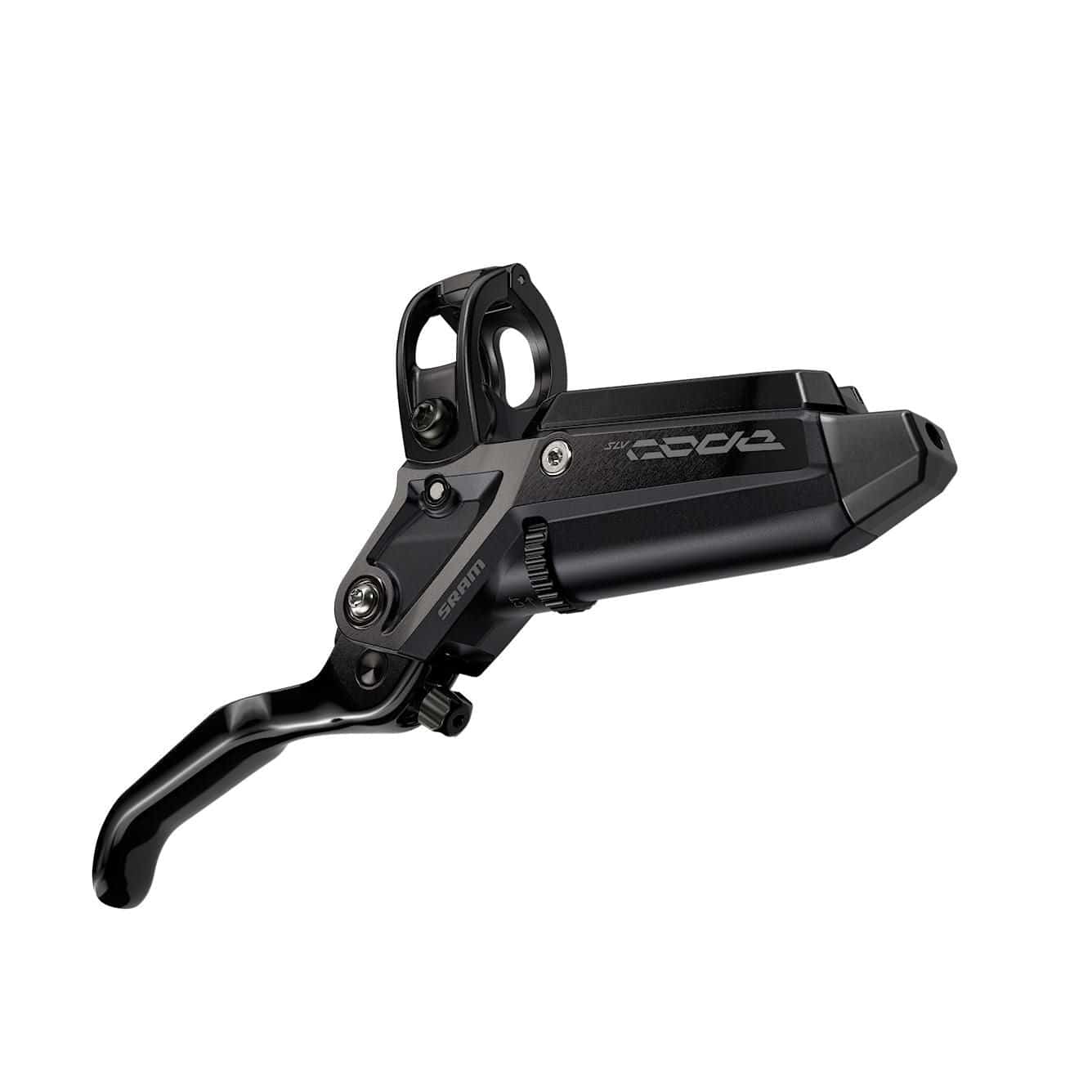 SRAM Disc Brake Level Silver Stealth 4 Piston - Aluminum Lever, Stainless Hardware, Reach Adj, Front Hose (Includes MMX Clamp, Rotor/Bracket Sold Separately) C1: BLACK ANO 950MM | Swinnerton Cycles