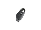 Black Trek downtube entry hole frame grommet for Di2 and Campy EPS wiring, designed to protect and organize internal cable routing.