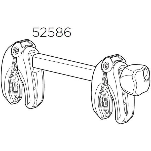 Thule VeloCompact 4th bike holder spare part for rack expansion, accessory for Thule bike rack system.