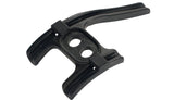 Trek Madone bottom bracket cable guide with tab in black for smooth and secure cable routing on bike components.