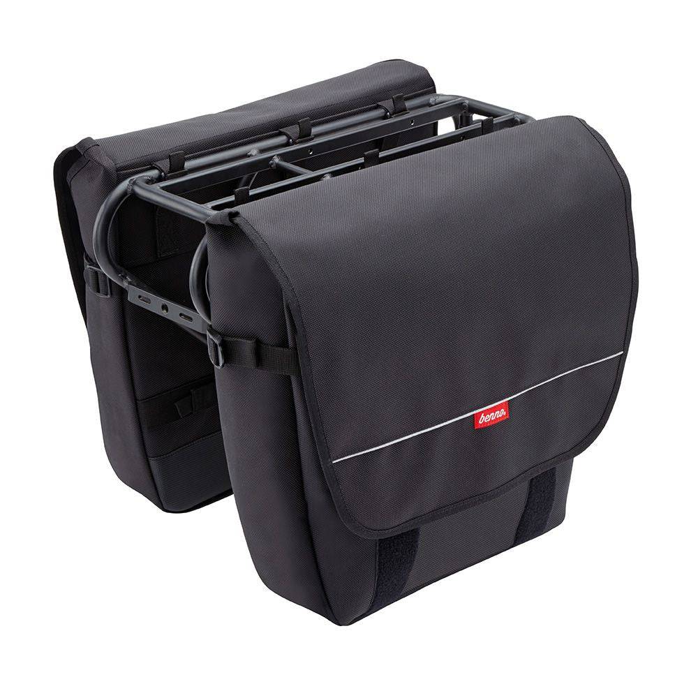 Benno Bikes City Pannier Bag with adjustable straps, urban bike storage accessory, versatile and practical for bike commuting.