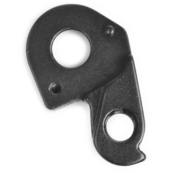 Wheels Manufacturing CNC machined aluminum derailleur hanger dropout, replaceable bike component for precise gear shifting.
