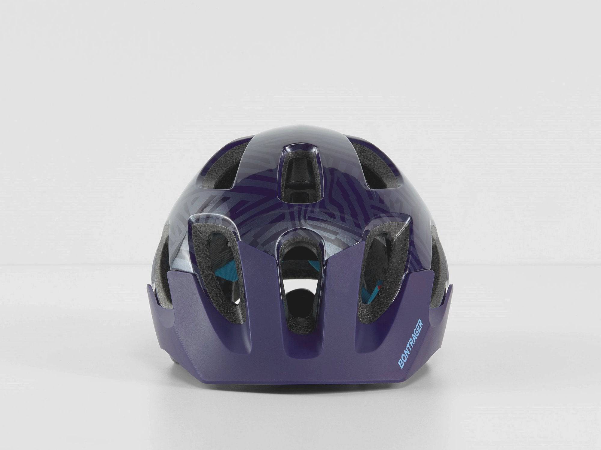 Bontrager Tyro Youth Bike Helmet Purple Abyss/Azure Youth | Swinnerton Cycles