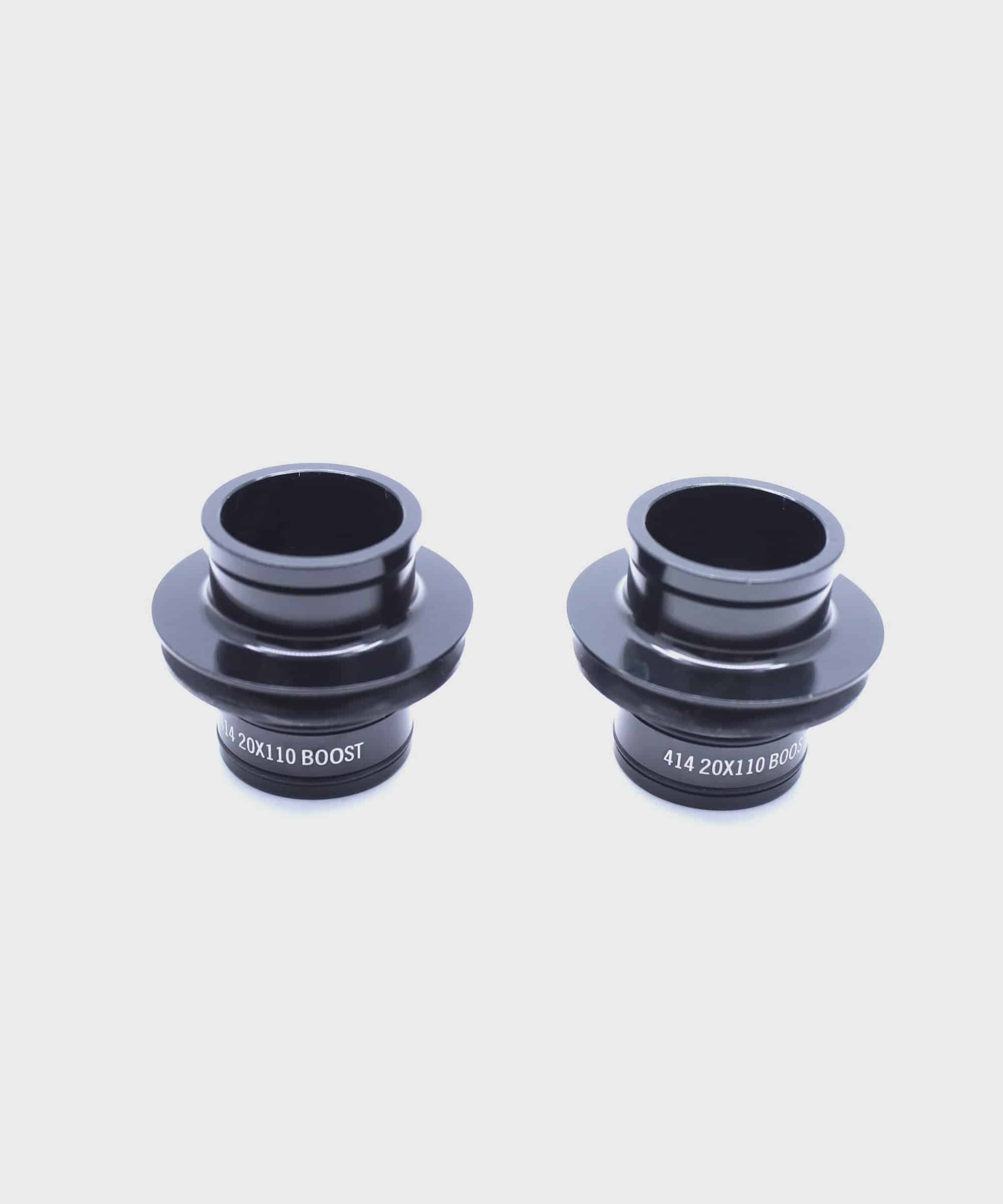 Race Face Vault 414 front hub boost endcap set for mountain bike 20x110mm fork, component replacement part.
