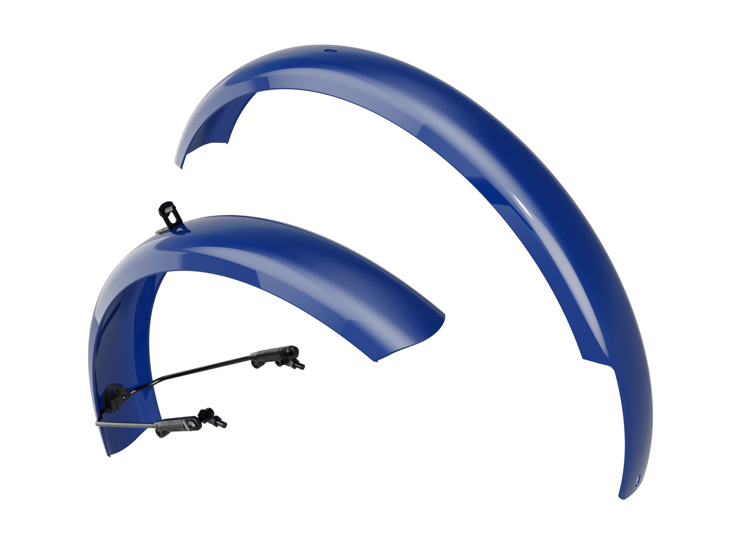 Trek Fetch+ 2 mudguard set for bikes, front and rear splash guards, durable bike accessories for protection against mud and water.