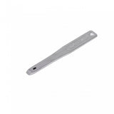 Topeak Fix Station Steel Bicycle Tire Lever in silver, a durable workshop tool for repairing and removing bicycle tires.
