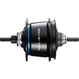 Shimano Alfine SG-S7051 11-speed Di2 internal hub gear with disc brake compatibility, shown mounted on a bicycle wheel.