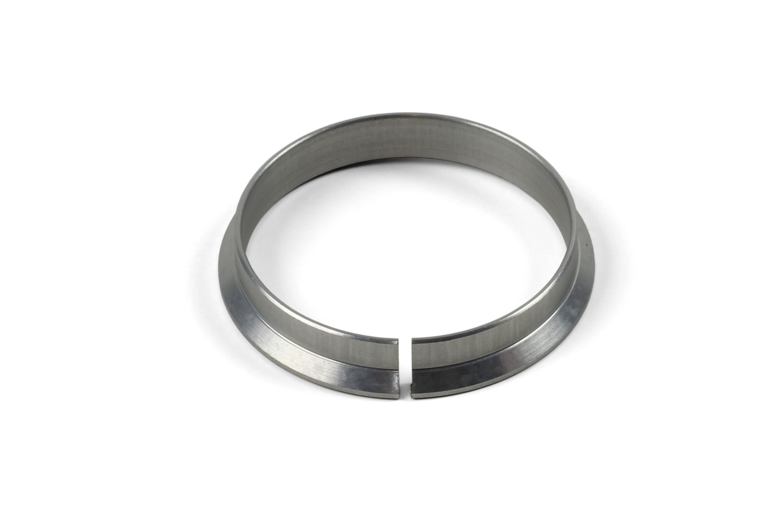 Silver Hope 1.5 Upper Taper Ring for bicycle headset, showcasing the secure fit component with a polished metal finish.