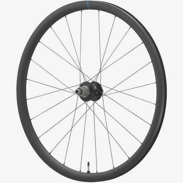 Shimano GRX WH-RX880 700C rear wheel with 12-speed Micro Spline hub and center lock disc brake for gravel bikes.