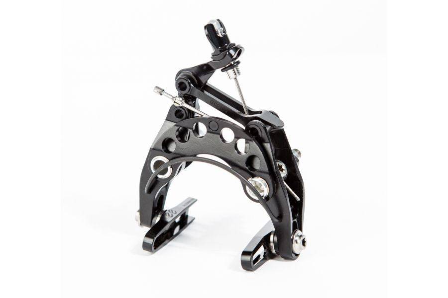 Cane Creek eeBrake road bike brake components with superior modulation and control, shown in a close-up image.