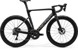 Merida Reacto Team MY26 road bike with Shimano Dura Ace Di2 electronic shifting and hydraulic disc brakes, close-up of frame and components.
