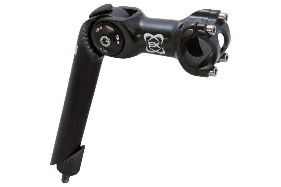 System EX adjustable quill stem with 25.4mm clamp, 60º angle, and 100mm extension for bicycle components.