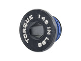 Black Trek M12x1.25 main pivot bolt for full suspension bike frame replacement, component part for Trek bicycles.