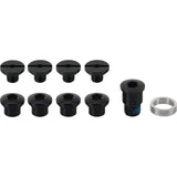 Campagnolo chainring bolts for secure fit and drivetrain performance, shown on a bicycle component.
