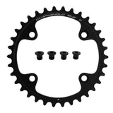 Campagnolo Chorus 12x chainring for road bike, 4-arm design, high-quality bike components for smooth shifting.