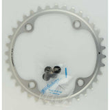Campagnolo Potenza 11-speed chainring with 112/145 PCD for road bike drivetrain upgrade, shown with teeth and mounting holes.