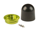 DVO Bladder Kit for Topaz and Jade X rear shock suspension components, showing replacement bladder part in packaging.