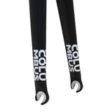 Columbus Tusk 1 1/8 road fork with forged aluminum head and carbon blades, lightweight cycling component for road bikes.