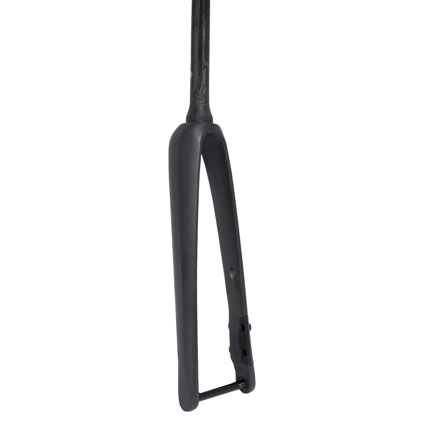 Columbus Futura Trefoil 1 1/2 tapered fork in raw unpainted finish with flat mount disc brake compatibility, component for bicycles.