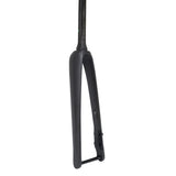 Columbus Futura Trefoil 1 1/2 tapered fork in raw unpainted finish with flat mount disc brake compatibility, component for bicycles.