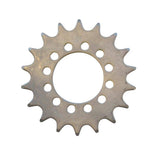 Gusset Components fixed cog sprocket for 6-bolt disc mount hubs, 3/32 inch track sprocket for bicycle drivetrain.