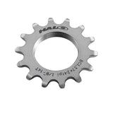 Halo Track Sprockets 1/8" fixed gear CNC machined Cr-Mo steel component for bike track sprockets and drivetrain systems.
