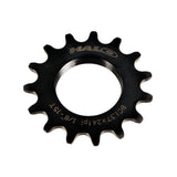Halo Track Sprockets 1/8" fixed gear track cog made of CNC machined Cr-Mo steel, showcasing precise engineering and durable construction.