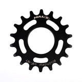 Halo Track Sprockets 1/8-inch fixed gear CNC machined Cr-Mo steel cog for bike components, shown in the image.
