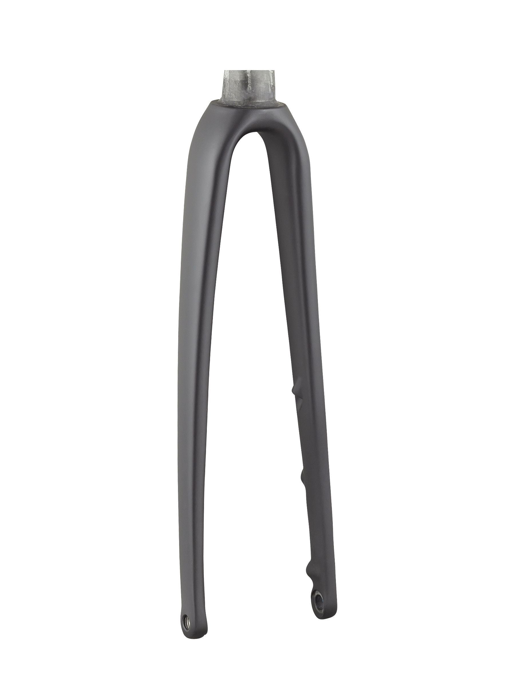 Trek Emonda ALR 4 700C replacement fork for road bike, showing black carbon fiber material and steering tube details