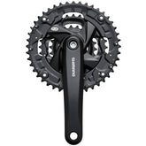 Shimano Acera FC-M371 MTB crankset with 48-36-26T chainrings and chain guard, square taper mounting for mountain bike components
