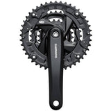 Shimano Acera FC-M371 MTB crankset with 48-36-26T chainrings and chain guard, square taper mounting for mountain bike components