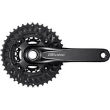 Shimano Deore FC-M6000 10-speed MTB chainset with hollowtech II crank arms and 50mm chain line, bike components.