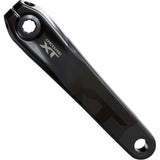 Shimano Deore XT FC-M8200 12-speed MTB crank set without chainring, showing black crank arms with 55mm chainline