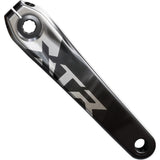 Shimano XTR FC-M9220 12-speed crank set without chainring, 55mm chainline, black components for mountain bike performance.