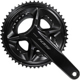Shimano 105 FC-R7100 12-speed road bike crankset with double chainrings and HollowTech II design, component for high-performance cycling.